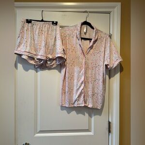 Flora Nikrooz Pink Floral Pajama Set